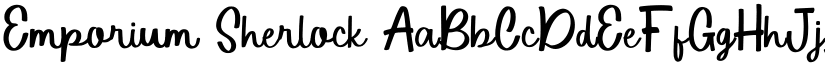 Emporium Sherlock font