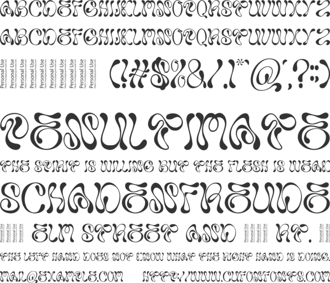 Punat font preview