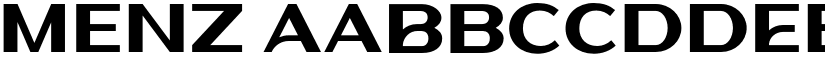 Menz font