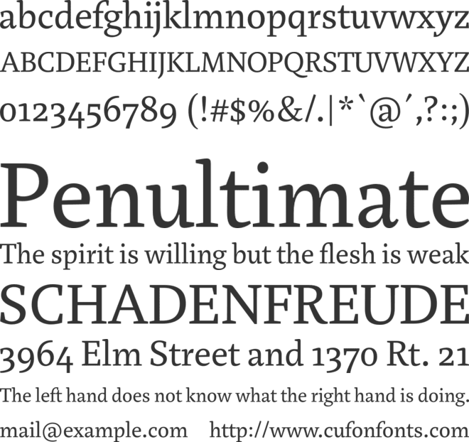 Marat Pro font preview