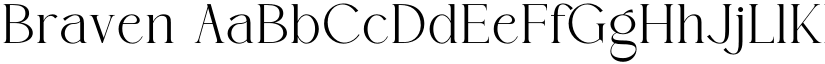 Braven font