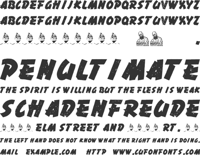 Spanish Adventure Mag font preview