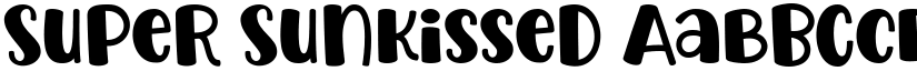 Super Sunkissed font