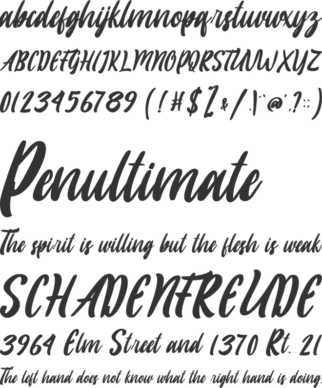 Frikaya font preview