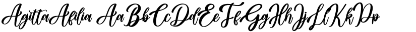 AgittaAfilia font download