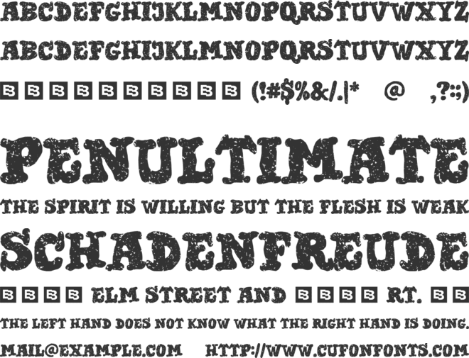 Papa Sardine Raw Trial font preview