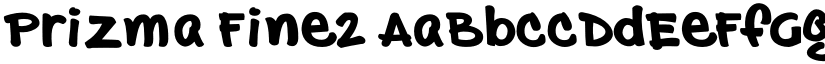 Prizma Fine2 font