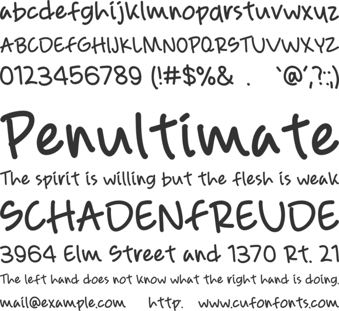 Lovely Ghosting font preview