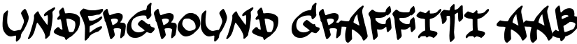 Underground Graffiti font