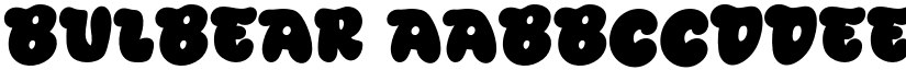 Bulbear font