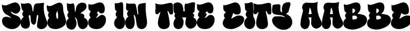 Smoke in the City font