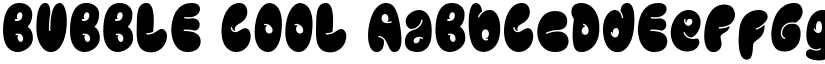 BUBBLE COOL font