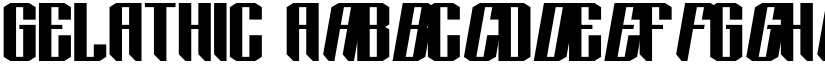 GELATHIC font