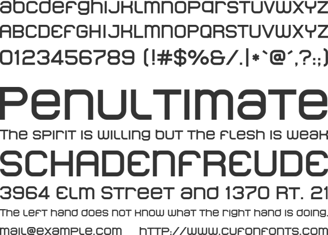 Tipo Movin CDMX font preview