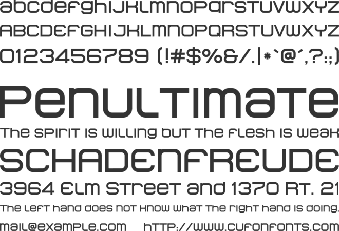 Tipo Metro CDMX font preview