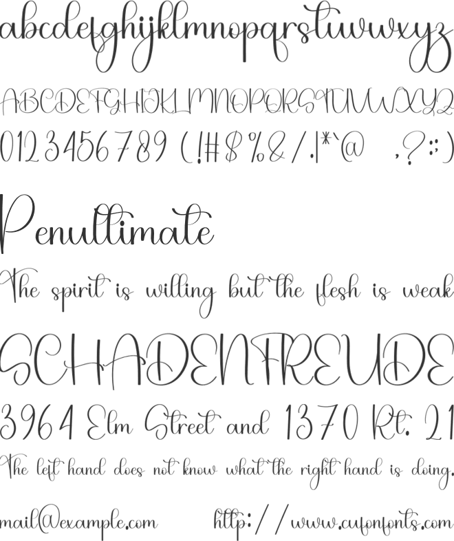 Daddy Cool font preview