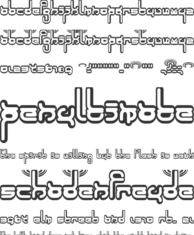 Robokid font preview