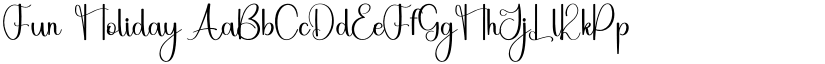 Fun  Holiday font