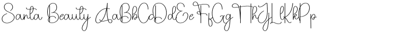 Santa Beauty font