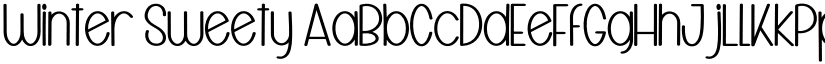 Winter Sweety font