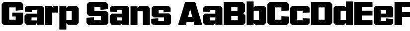 Garp Sans font