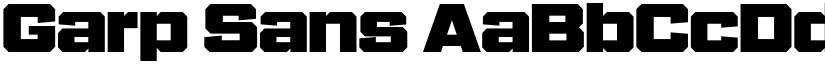 Garp Sans font