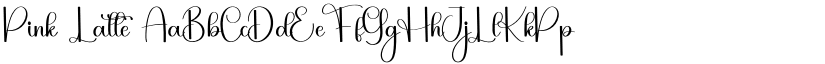 Pink Latte font