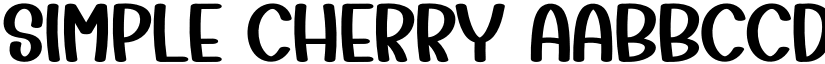 Simple Cherry font
