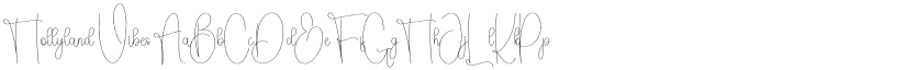 Hollyland Vibes font
