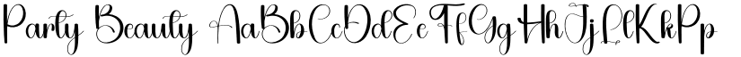 Party Beauty font