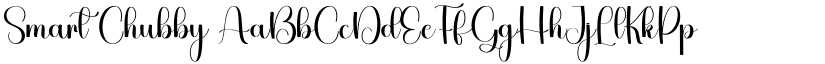 Smart Chubby font
