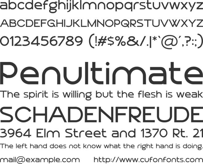 Begonia font preview