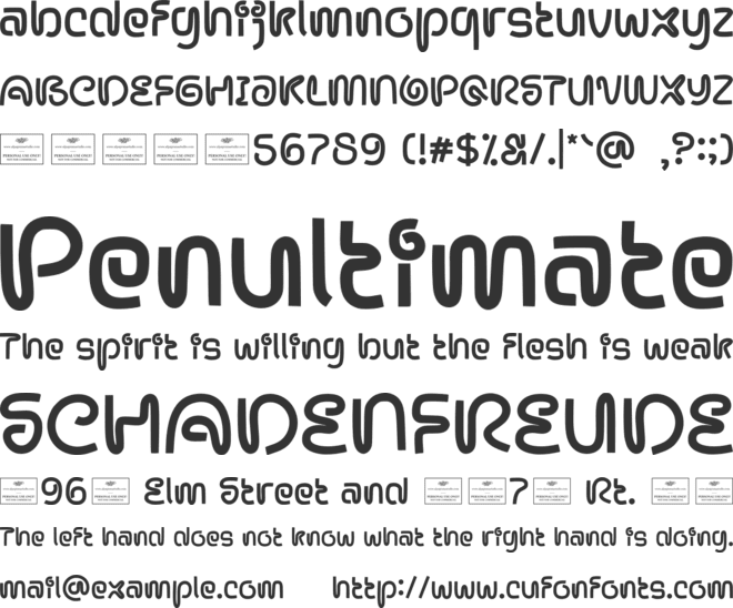 Caramel Crunch Free font preview