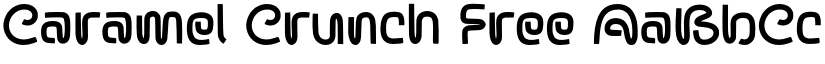 Caramel Crunch Free font