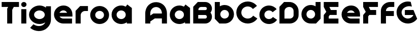 Tigeroa font