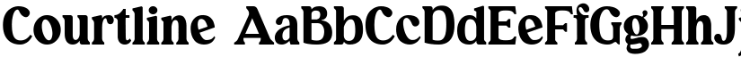 Courtline font
