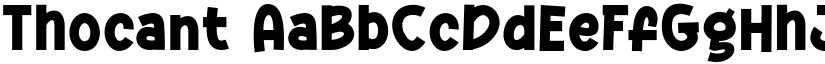 Thocant font