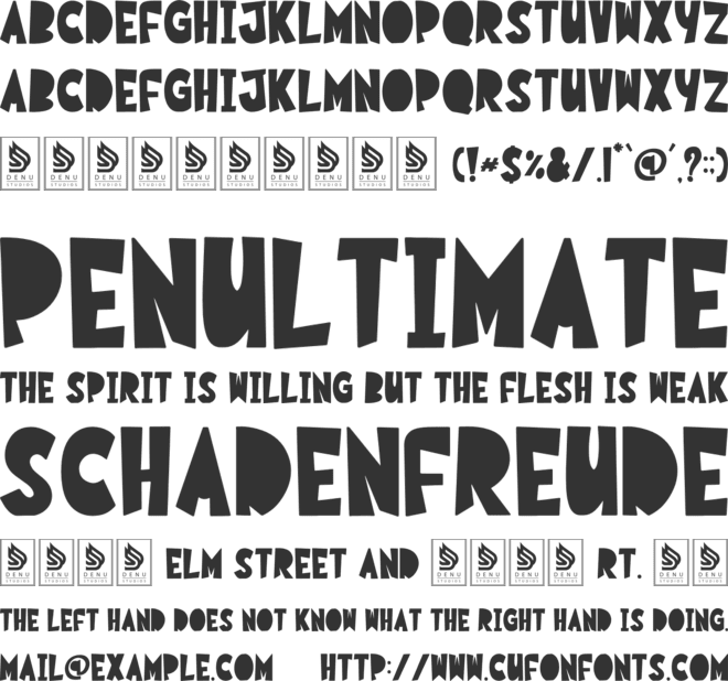 Slowmo Season font preview