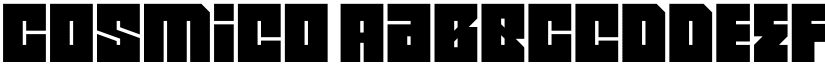 Cosmico font