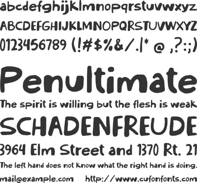 Broken Tempo font preview