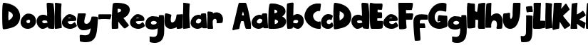 Dodley-Regular font
