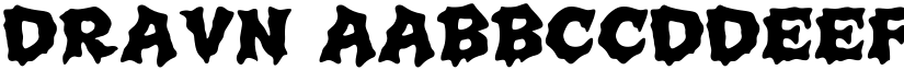 Dravn font
