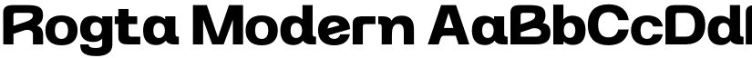 Rogta Modern font