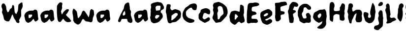 Waakwa font download
