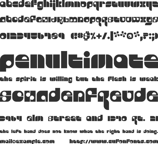 Freestyle font preview
