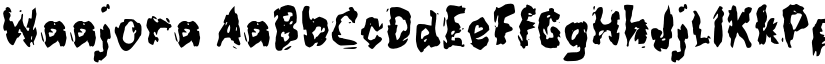Waajora font
