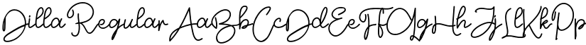 Dilla Regular font
