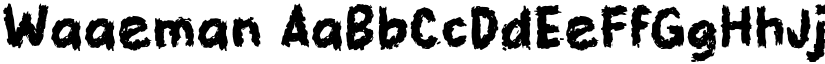 Waaeman font
