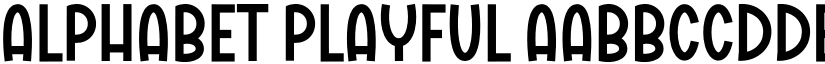 Alphabet Playful font