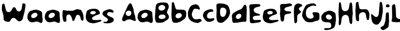 Waames font download